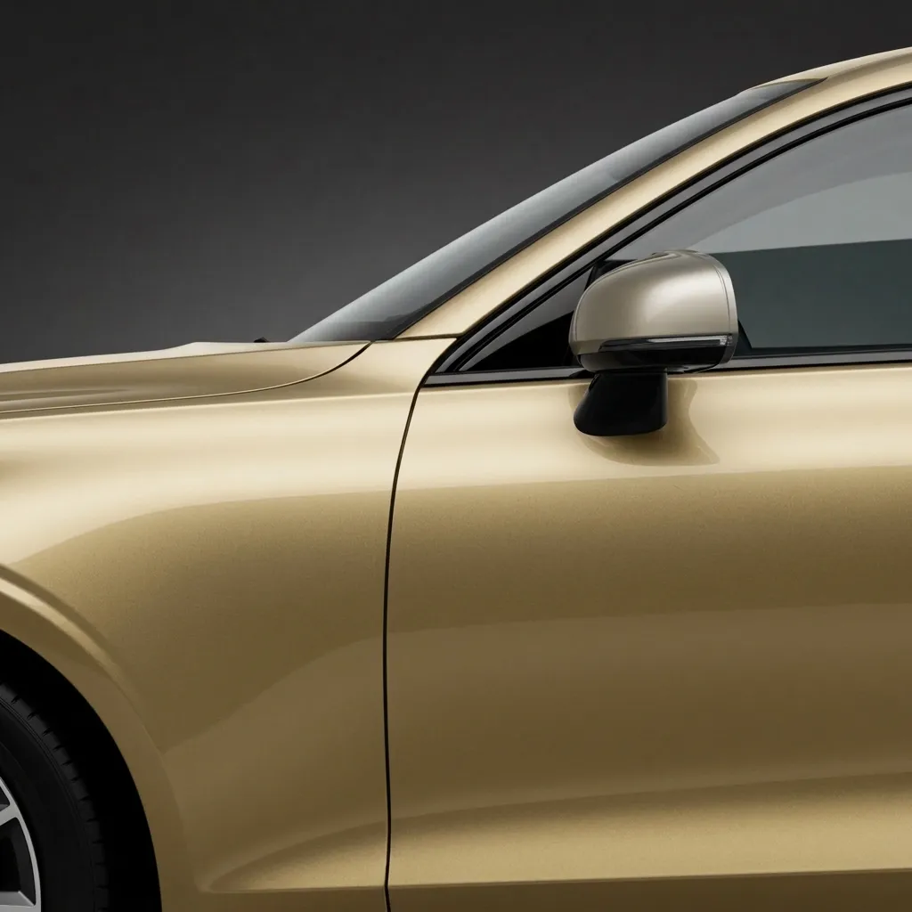 Car painted Champagne Gold in AutoMod