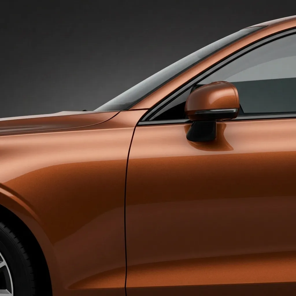 Car painted Copper Blaze in AutoMod